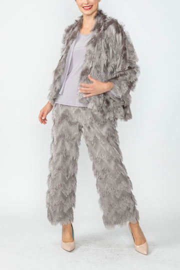 Gray Lagran Sleeve Jacket